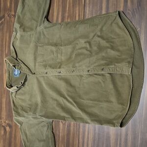 Woolrich Men's Moss Green Button Down Shirt